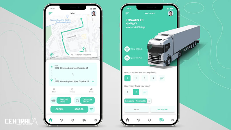 THIẾT KẾ APP MOBILE CHO CÔNG TY VẬN TẢI: TỐI ƯU HÓA HÀNH TRÌNH HẬU CẦN